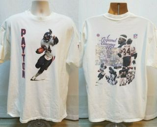 Rare Vintage Walter Payton " A Legend Among Us " T Shirt - Men 