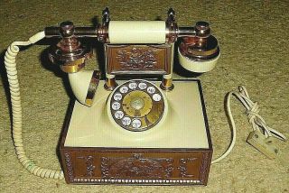 Vintage Victorian French Style Rotary Dial Telephone Princess