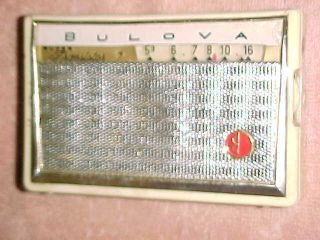 Early 60s - Bulova 7 Transistor Radio - Coat Pocket