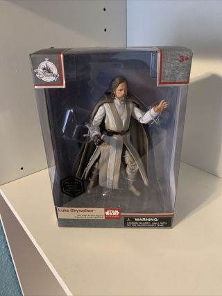 Luke Skywalker Last Jedi Disney Store Star Wars Diecast Action Figure Nib
