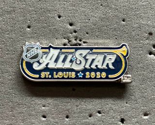St.  Louis 2020 Nhl All - Star Game Script Nhl Hockey Pin
