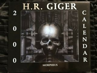 2000 H.  R.  Giger Calendar 14 " X 12 " Art Prints Frame Worthy Pages In Great Shape