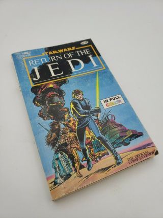 Marvel Illustrated Books Star Wars Return Of The Jedi Paperback 1983 Comic