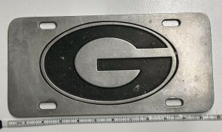 University of Georgia Bulldogs Pewter License Plate / Car Tag 3