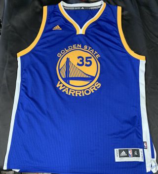 Kevin Durant Golden State Warriors Swingman Jersey Men’s Xl Adidas Blue