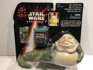 1998 Nip Star Wars Episode One I Jabba Glob Oozing Figure W/ Frogs 63355 Hasbro