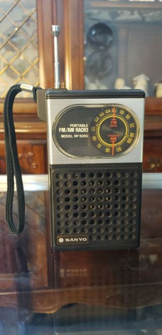 Portable Fm/am Radio Model Rp 5050 Sanyo