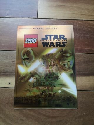 Lego Star Wars The Force Awakens 3d Lenticular Deluxe Edition; Gold Hologram
