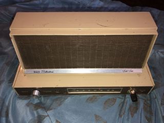 Vintage Sears Silvertone Tabletop Am/fm Transistor Radio Model 8014 Well