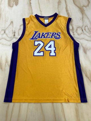 Nba Brand Men Size Large Kobe Bryant 24 Los Angeles Lakers Basketball Jersey