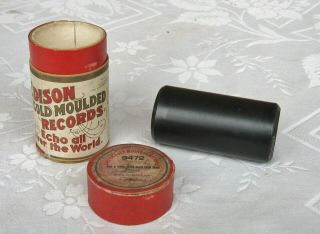 Edison Phonograph Cylinder Record Marching Song Duet Harlan & Stanley