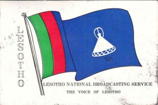 1981 Qsl: The Voice Of Lesotho,  Lancers Gap,  Lesotho