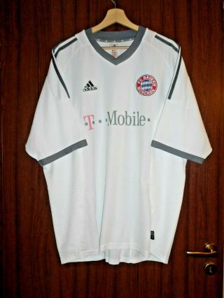 2002 Bayern Munchen Fc Football Shirt Jersey Adidas Size 2xl Tricot Germany
