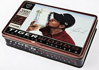 Tiger Woods Collector Series 1 2000 Us Open Champion Nike Golf Balls In Tin