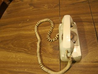 Automatic Electric Starlite Rotary Dial Wall Mount Phone White