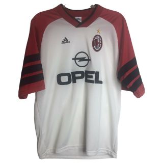 Ac Milan 2000/2002 Training Football Shirt Soccer Jersey Maglia Calcio Adidas M
