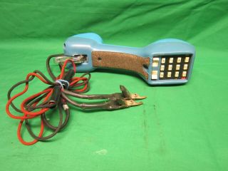 Harris Dracon Ts21 Buttset Test Set Vintage Lineman Phone Telephone Handset