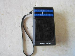 Vintage Radio Shack Realistic No.  12 - 724 Am/Fm Pocket Radio 3