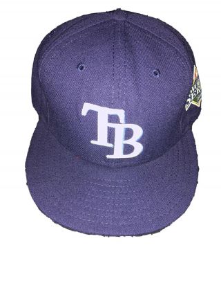 2008 Tampa Bay Rays Era 59fifty Mlb World Series Fitted Cap Hat