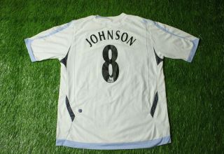 Everton England 8 Johnson 2006 - 2007 Football Shirt Jersey Away Umbro
