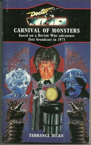Paperback Book - Doctor Who And The Carnival Of Monsters - Blue Spine 8