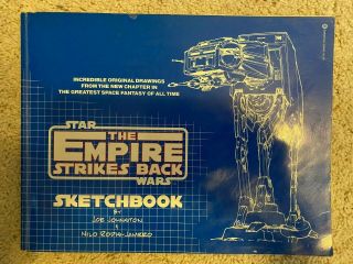 Star Wars The Empire Strikes Back Sketchbook 1st Ed.  June 1980 Vintage Very Good