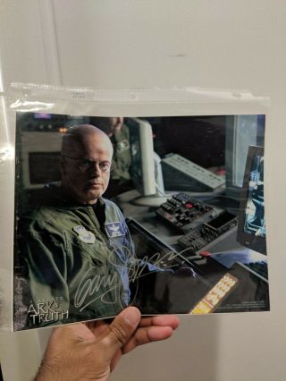 Gary Jones As Walter Harriman Stargate The Ark Of Truth Autographed 8 X 10 Photo