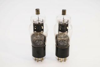 Western Electric 294 - A With Moulded Bases And Shouldered,  Etched Glass