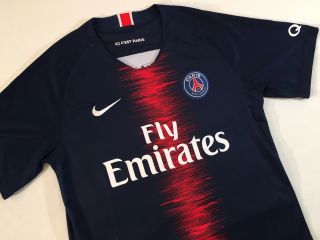 Mens Nike Psg Paris Saint - Germain Soccer Jersey Size Adult Large - Xl