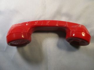Western Electric Gte Handset Red Shell With Caps For Payphone Inmate Jail