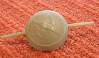 Vintage Zenith Lightening Bolt Dial White Plastic Dial