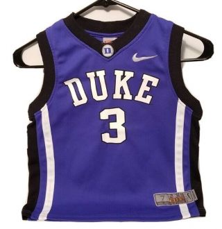 Nike Elite Duke Blue Devils 3 Ncaa Basketball Jersey Youth Size 7 Jeremy Roach
