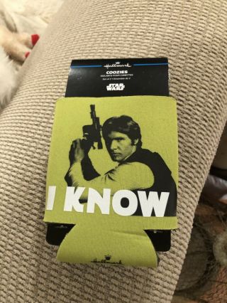 Star Wars Han Solo And Princess Leia Can Coolers Set Of 2 Coozies Hallmark