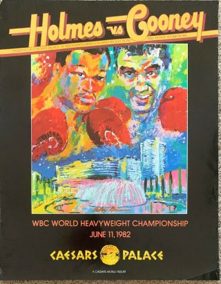 Larry Holmes - Gerry Cooney On Site Poster (1982)