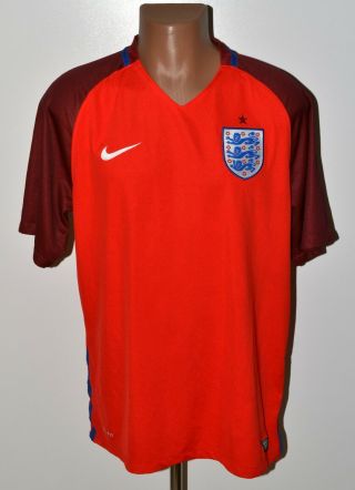 England 2016/2017 Away Football Shirt Jersey Nike Size Xl Adult