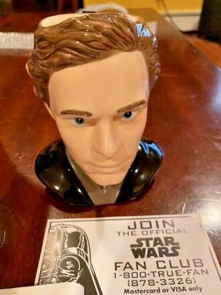Classic Star Wars Applause Collectors Series Figural Mug: Luke Skywalker 1997