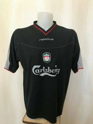 Liverpool 2002/2003 Away Size 42/44 " Reebok Football Shirt Jersey Soccer Maillot