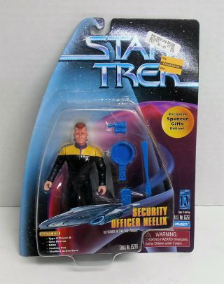 1997 Star Trek Tng Security Officer Neelix Exclusive Spencer Gifts Figure Nip