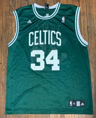 Adidas Boston Celtics Jersey 34 Paul Pierce Size Xl