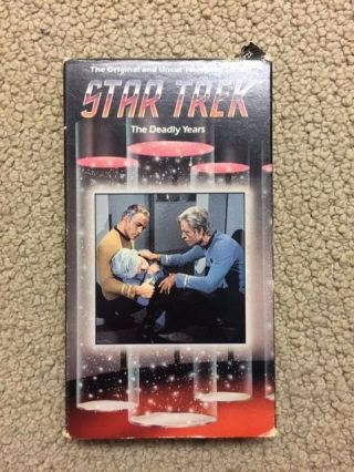 Vintage Star Trek The Deadly Years Vhs Episode 40 1967 - Take A Look Now Wow P28