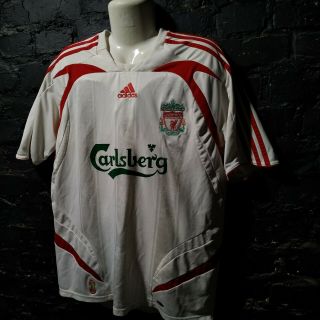 Liverpool Jersey Away Football Shirt 2007 - 2008 Adidas 694745 Trikot Mens Sz M