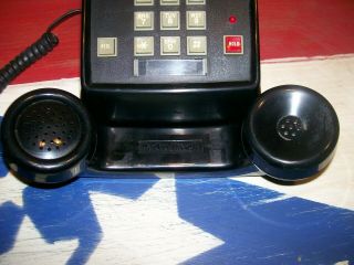 Vintage Radio Shack Push Button Desk Business Phone Model 43 - 377 Pulse Tone Hold 3
