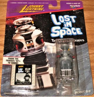- On - Card 1998 Johnny Lightning Lost In Space 1960s Sci - Fi Tv - Show Robot B - 9