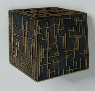 Vintage Star Trek Tng 1991 Borg Cube Ship The Next Generation Lapel Hat Pin