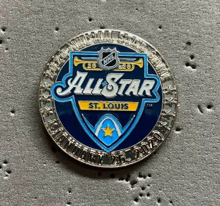 St.  Louis 2020 Nhl All - Star Game Circle Nhl Hockey Pin