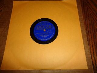 1934 Decca Sunburst Lb.  Jazz 78/dorsey Brothers 