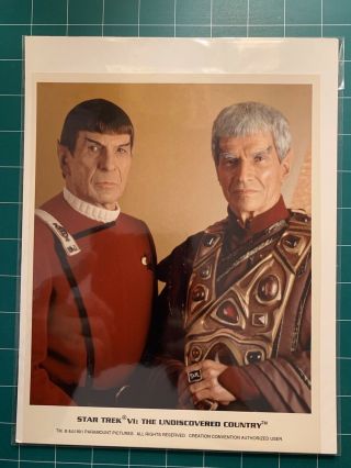 Star Trek Vi: Sarek & Spock In The Undiscovered Country Paramount Studios