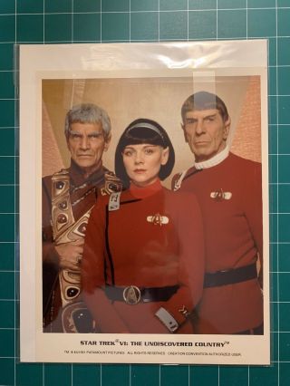 Star Trek Vi: Sarek,  Spock,  Valeris The Undiscovered Country Paramount Studios