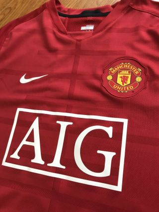 Nike Manchester United Training Jersey Shirt Soccer Football L Aig
