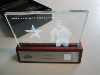 2003 Playoff Absolute Memorabilia Etched Glass Gu Jersey Jeff Bagwell 3/150